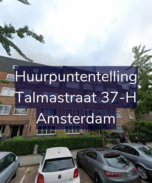 Foto gevel Huurpuntentelling voor Talmastraat 37-H, Amsterdam