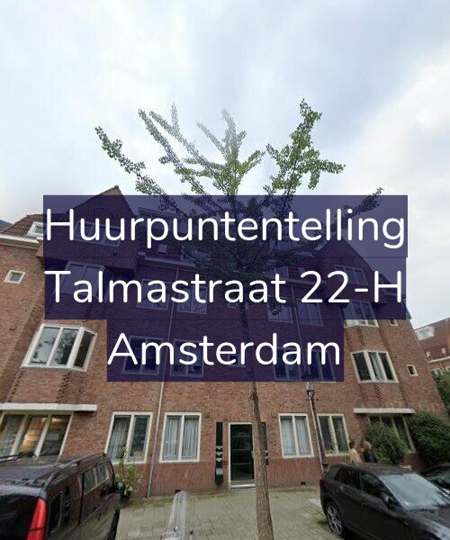 Foto gevel Huurpuntentelling voor Talmastraat 22-H, Amsterdam