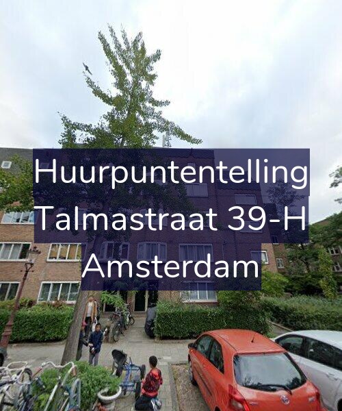 Foto gevel Huurpuntentelling voor Talmastraat 39-H, Amsterdam