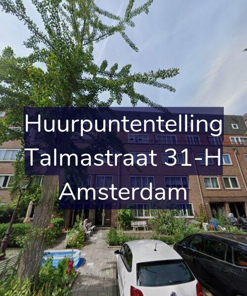Foto gevel Huurpuntentelling voor Talmastraat 31-H, Amsterdam
