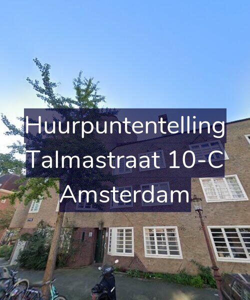 Foto gevel Huurpuntentelling voor Talmastraat 10-C, Amsterdam