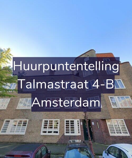 Foto gevel Huurpuntentelling voor Talmastraat 4-B, Amsterdam