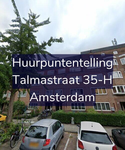 Foto gevel Huurpuntentelling voor Talmastraat 35-H, Amsterdam