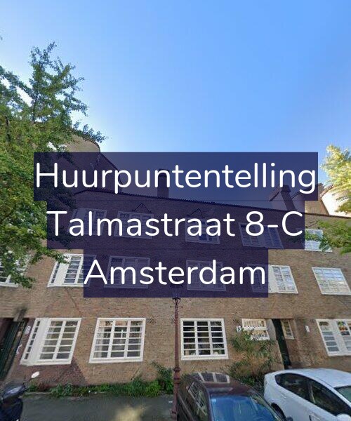 Foto gevel Huurpuntentelling voor Talmastraat 8-C, Amsterdam