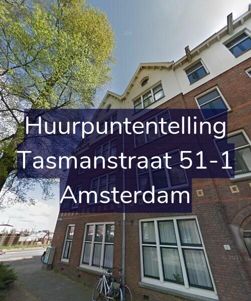 Foto gevel Huurpuntentelling voor Tasmanstraat 51-1, Amsterdam