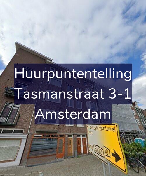 Foto gevel Huurpuntentelling voor Tasmanstraat 3-1, Amsterdam
