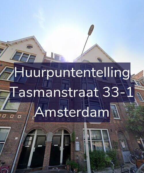 Foto gevel Huurpuntentelling voor Tasmanstraat 33-1, Amsterdam
