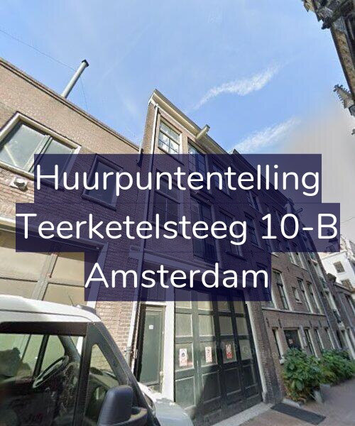 Foto gevel Huurpuntentelling voor Teerketelsteeg 10-B, Amsterdam