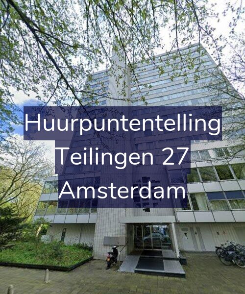 Foto gevel Huurpuntentelling voor Teilingen 27, Amsterdam