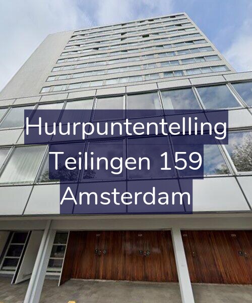 Foto gevel Huurpuntentelling voor Teilingen 159, Amsterdam