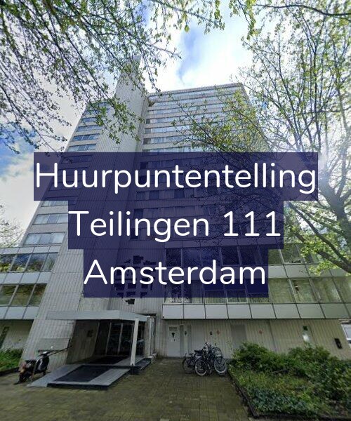 Foto gevel Huurpuntentelling voor Teilingen 111, Amsterdam