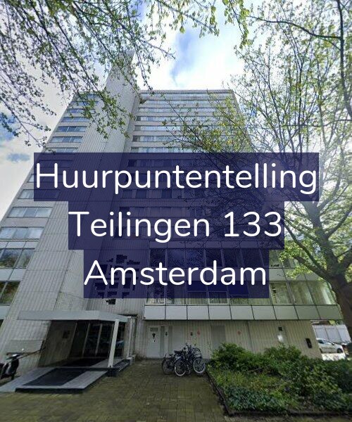 Foto gevel Huurpuntentelling voor Teilingen 133, Amsterdam