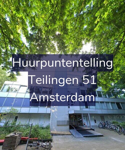 Foto gevel Huurpuntentelling voor Teilingen 51, Amsterdam