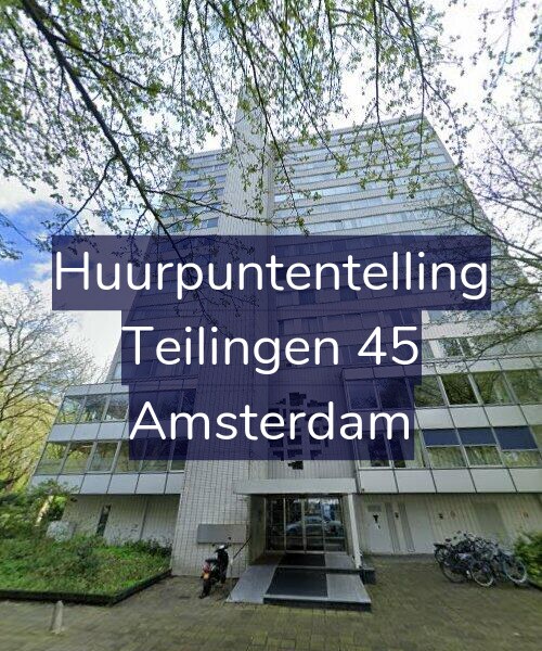 Foto gevel Huurpuntentelling voor Teilingen 45, Amsterdam