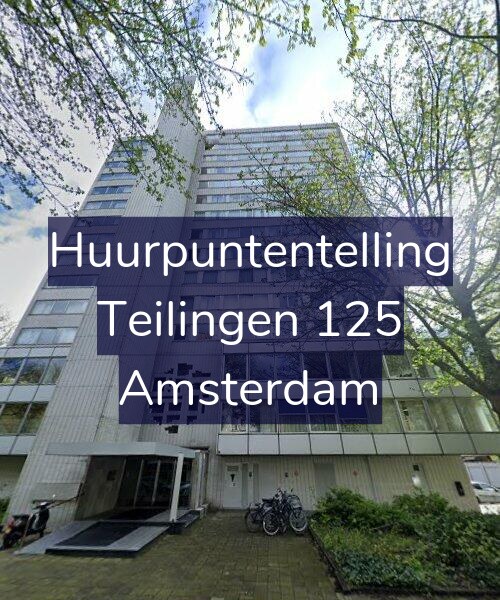 Foto gevel Huurpuntentelling voor Teilingen 125, Amsterdam