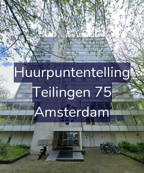 Foto gevel Huurpuntentelling voor Teilingen 75, Amsterdam