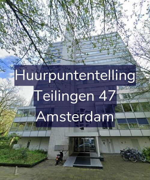 Foto gevel Huurpuntentelling voor Teilingen 47, Amsterdam