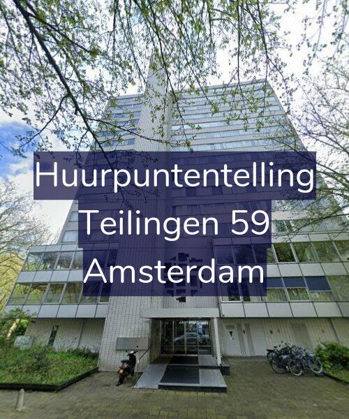 Foto gevel Huurpuntentelling voor Teilingen 59, Amsterdam
