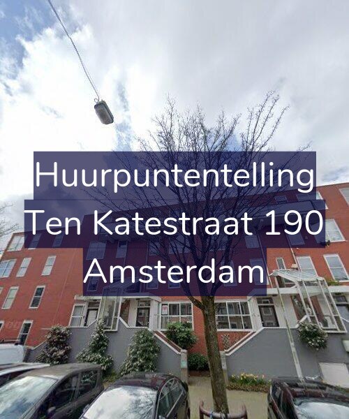 Foto gevel Huurpuntentelling voor Ten Katestraat 190, Amsterdam