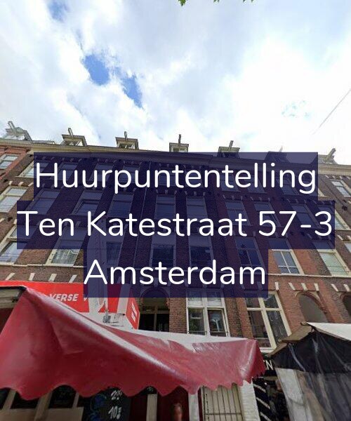 Foto gevel Huurpuntentelling voor Ten Katestraat 57-3, Amsterdam