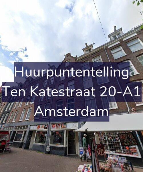 Foto gevel Huurpuntentelling voor Ten Katestraat 20-A1, Amsterdam