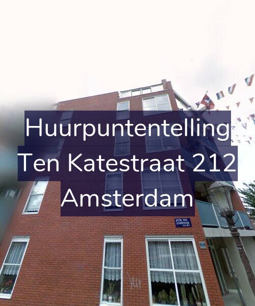 Foto gevel Huurpuntentelling voor Ten Katestraat 212, Amsterdam
