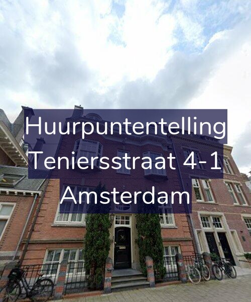 Foto gevel Huurpuntentelling voor Teniersstraat 4-1, Amsterdam