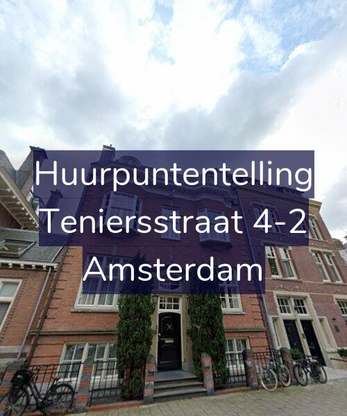 Foto gevel Huurpuntentelling voor Teniersstraat 4-2, Amsterdam