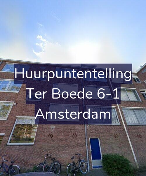 Foto gevel Huurpuntentelling voor Ter Boede 6-1, Amsterdam