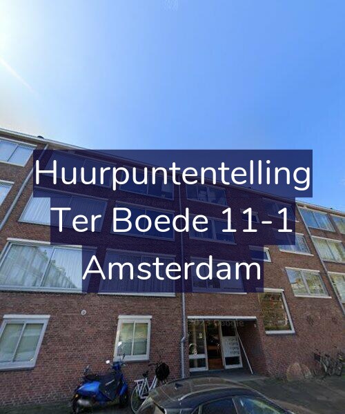 Foto gevel Huurpuntentelling voor Ter Boede 11-1, Amsterdam