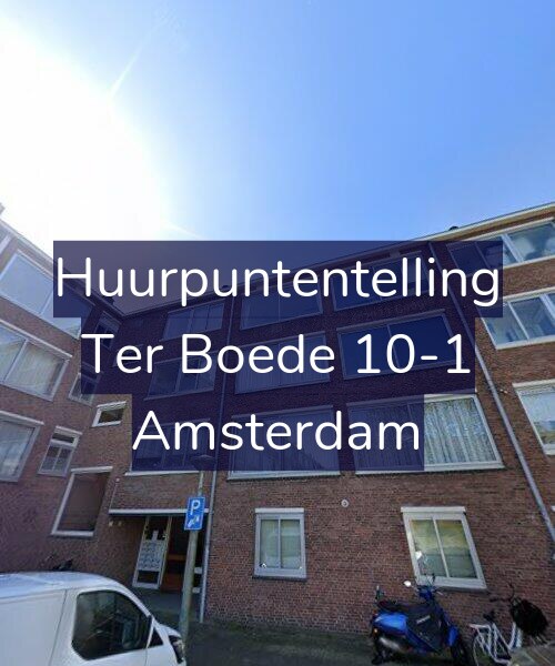 Foto gevel Huurpuntentelling voor Ter Boede 10-1, Amsterdam