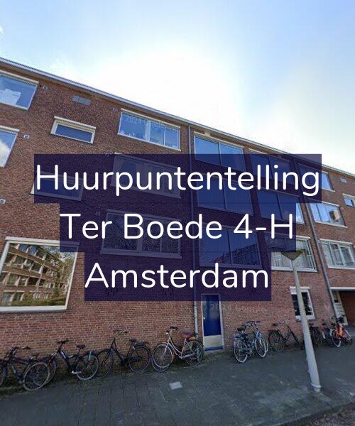 Foto gevel Huurpuntentelling voor Ter Boede 4-H, Amsterdam