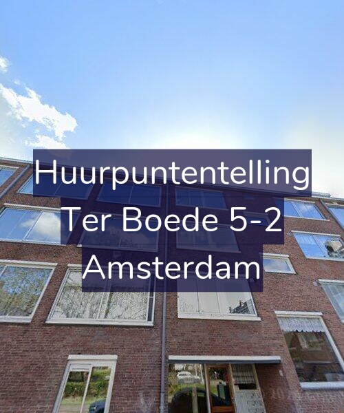 Foto gevel Huurpuntentelling voor Ter Boede 5-2, Amsterdam