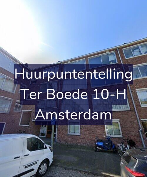 Foto gevel Huurpuntentelling voor Ter Boede 10-H, Amsterdam