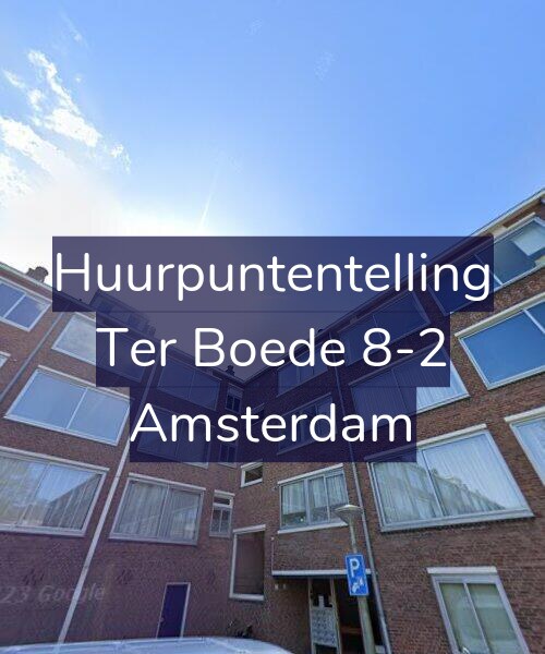 Foto gevel Huurpuntentelling voor Ter Boede 8-2, Amsterdam