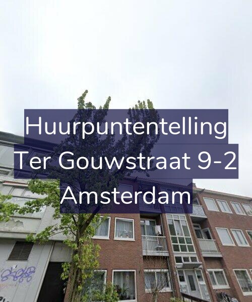 Foto gevel Huurpuntentelling voor Ter Gouwstraat 9-2, Amsterdam