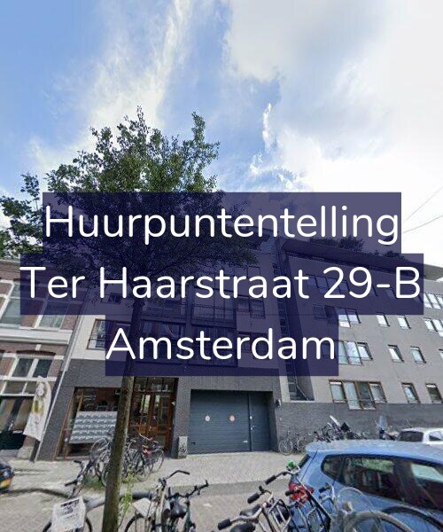 Foto gevel Huurpuntentelling voor Ter Haarstraat 29-B, Amsterdam