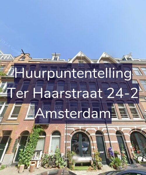 Foto gevel Huurpuntentelling voor Ter Haarstraat 24-2, Amsterdam