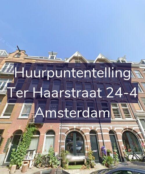 Foto gevel Huurpuntentelling voor Ter Haarstraat 24-4, Amsterdam