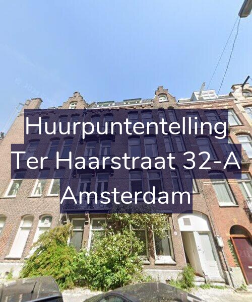 Foto gevel Huurpuntentelling voor Ter Haarstraat 32-A, Amsterdam