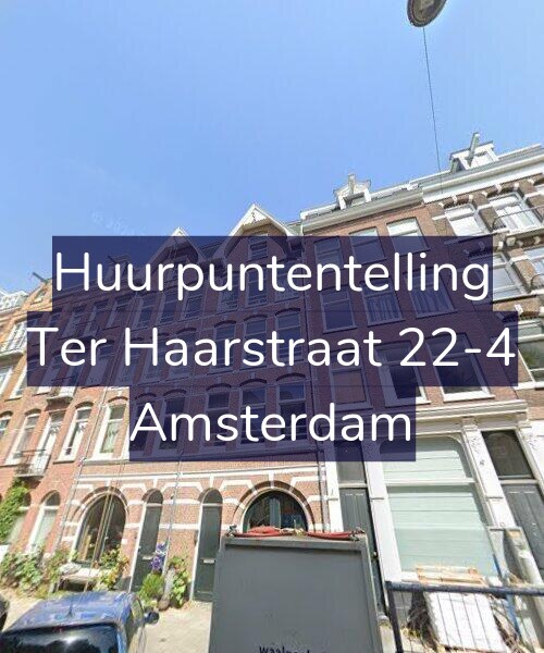 Foto gevel Huurpuntentelling voor Ter Haarstraat 22-4, Amsterdam