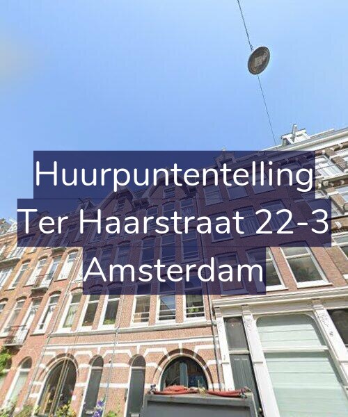 Foto gevel Huurpuntentelling voor Ter Haarstraat 22-3, Amsterdam