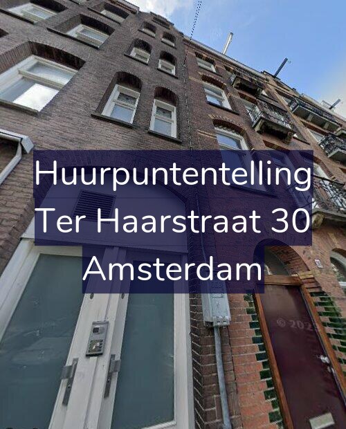Foto gevel Huurpuntentelling voor Ter Haarstraat 30, Amsterdam