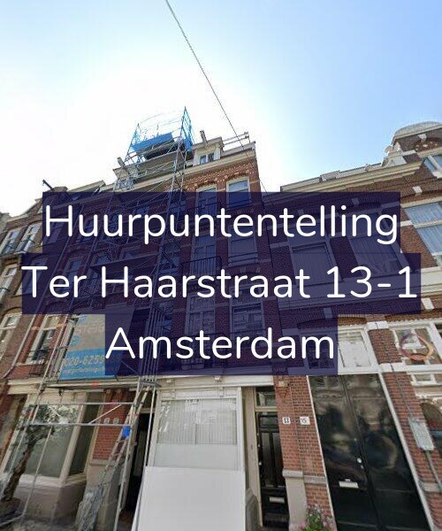 Foto gevel Huurpuntentelling voor Ter Haarstraat 13-1, Amsterdam