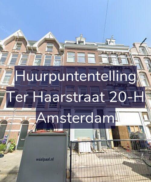Foto gevel Huurpuntentelling voor Ter Haarstraat 20-H, Amsterdam