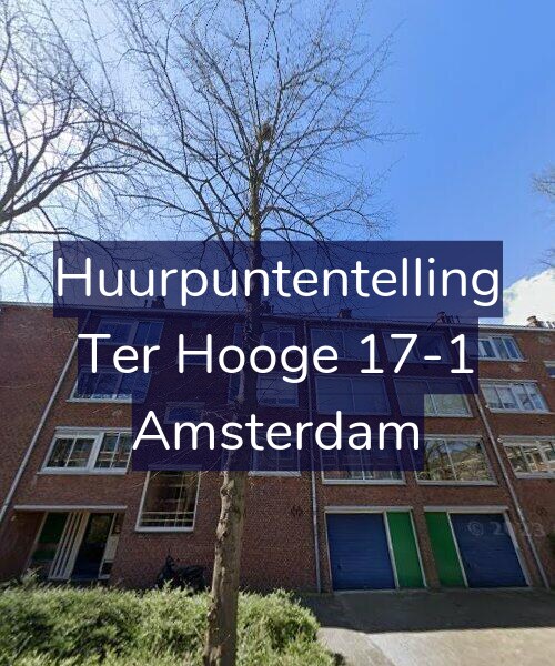 Foto gevel Huurpuntentelling voor Ter Hooge 17-1, Amsterdam