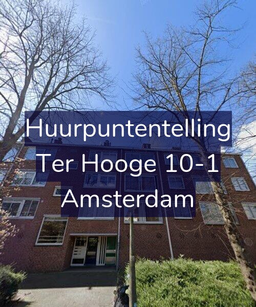 Foto gevel Huurpuntentelling voor Ter Hooge 10-1, Amsterdam