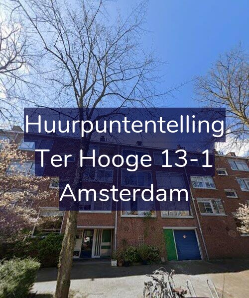 Foto gevel Huurpuntentelling voor Ter Hooge 13-1, Amsterdam