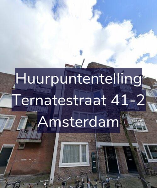 Foto gevel Huurpuntentelling voor Ternatestraat 41-2, Amsterdam