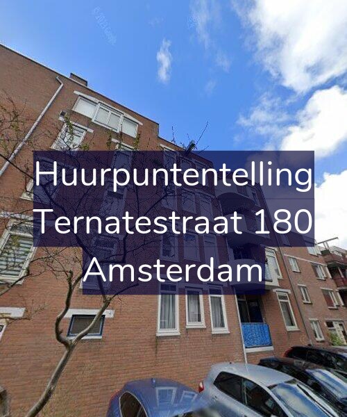 Foto gevel Huurpuntentelling voor Ternatestraat 180, Amsterdam